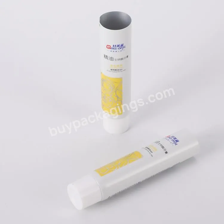 Customized Eco-friendly 40ml 120ml Empty Fillable Aluminum Plastic Tube Cosmetics Toothpaste Tube Container Packaging