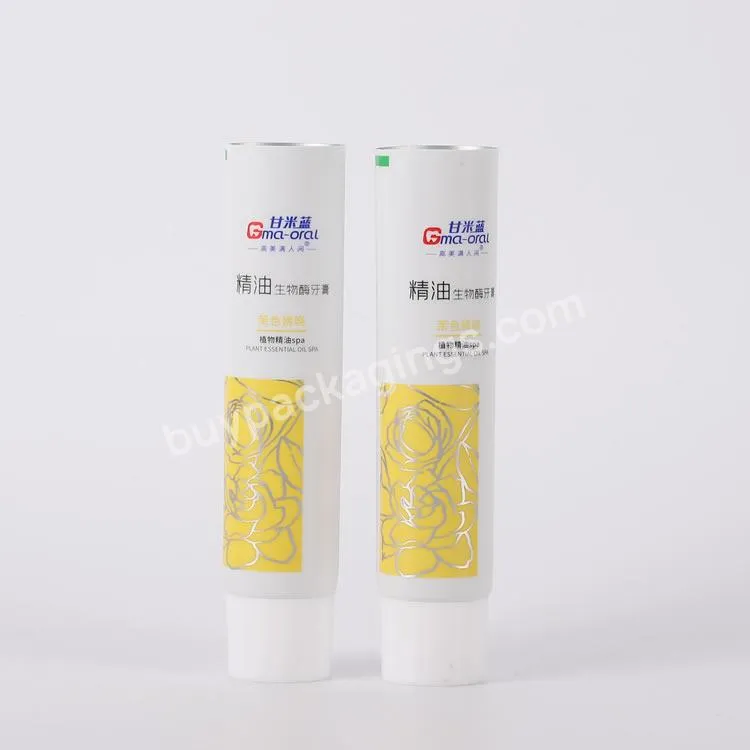 Customized Eco-friendly 40ml 120ml Empty Fillable Aluminum Plastic Tube Cosmetics Toothpaste Tube Container Packaging