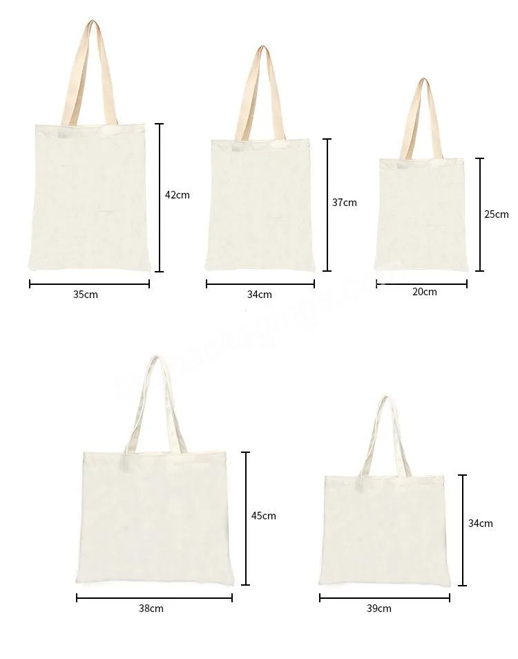 Customized Eco-friendly Recycle Classic Large Letter Vest Handbag Grocery Washable Women Ladies Cotton Canvas Tote Shopping Bag