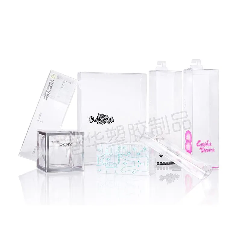 Customized Eco-friendly Square Shaped Plastic Transparent Pet Pvc Package Box