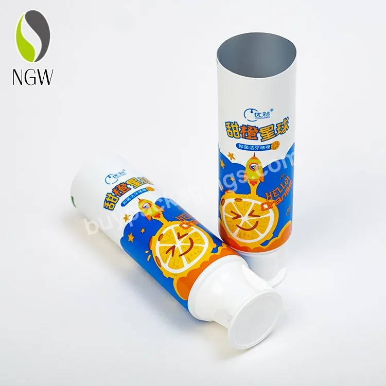 Customized Eco-friendly Tube Packaging Aluminum Plastic Extrusion Laminated Toothpaste Packaging Tubes