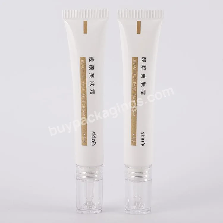 Customized Empty Pe Tube Skin Care Whitening Cream Essential Oil Massage Cream With Pointed Plastic Tube Packaging