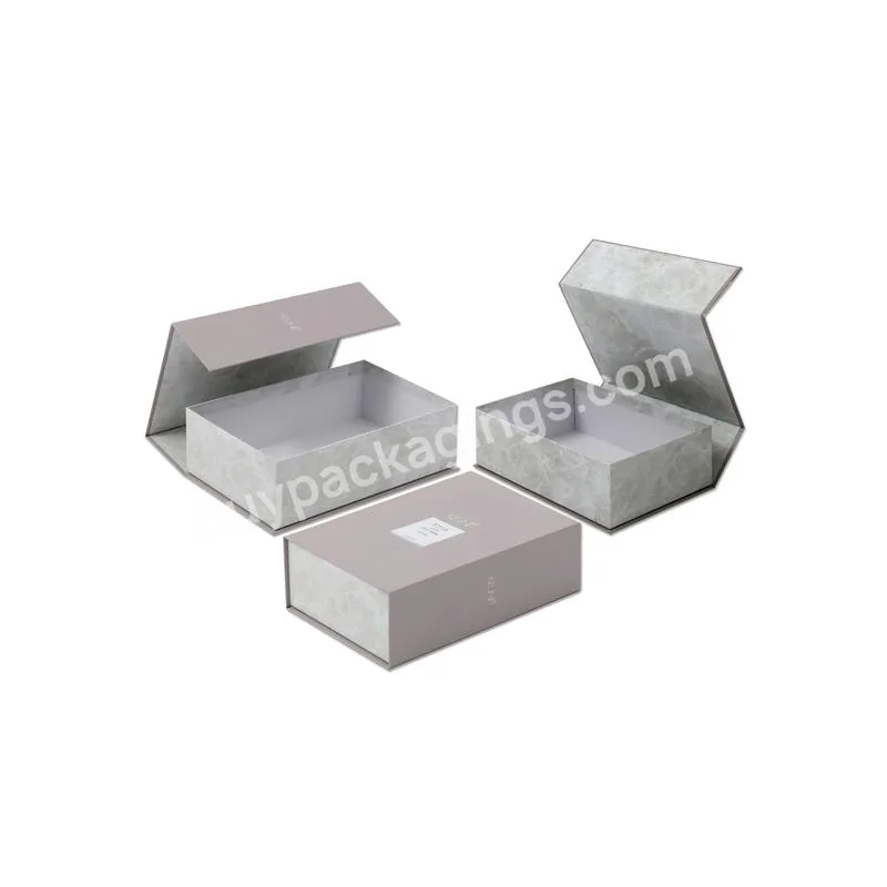 Customized Logo High Quality Flip Rigid Cardboard Little Box Gift Packing Box