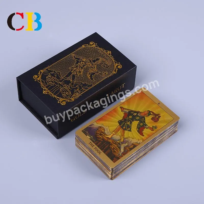 Customized Logo Printing Metal Card Custom Poker Game Card Printing Custom Tarot Playing Cards Printing