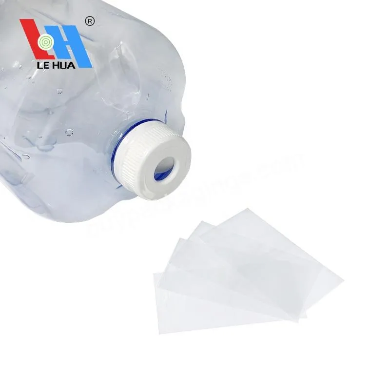 Customized Logo Printing Pvc Heat Shrink Sleeve Label Wrap Bottle Cap For 5 Gallon Water Sealing