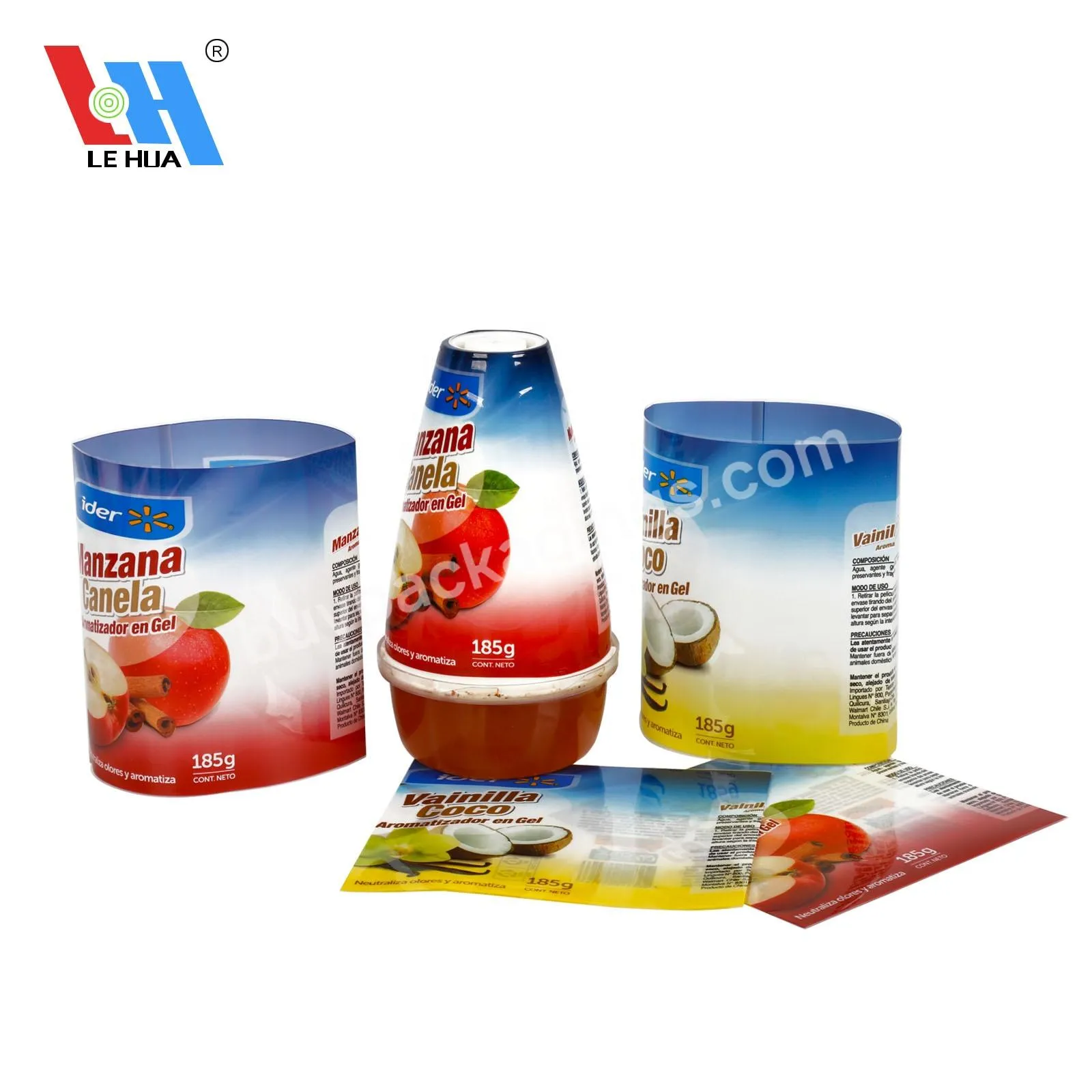 Customized Logo Pvc Heat Shrink Sleeve Label For Air Freshener Bottle