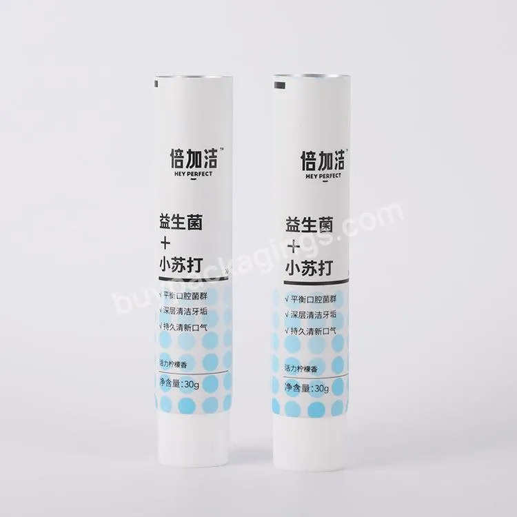 Customized Oem/odm Probiotic Whitening Container,Laminated Aluminum Tube Toothpaste Packaging Tube Manufacturer 20g40g60g80g