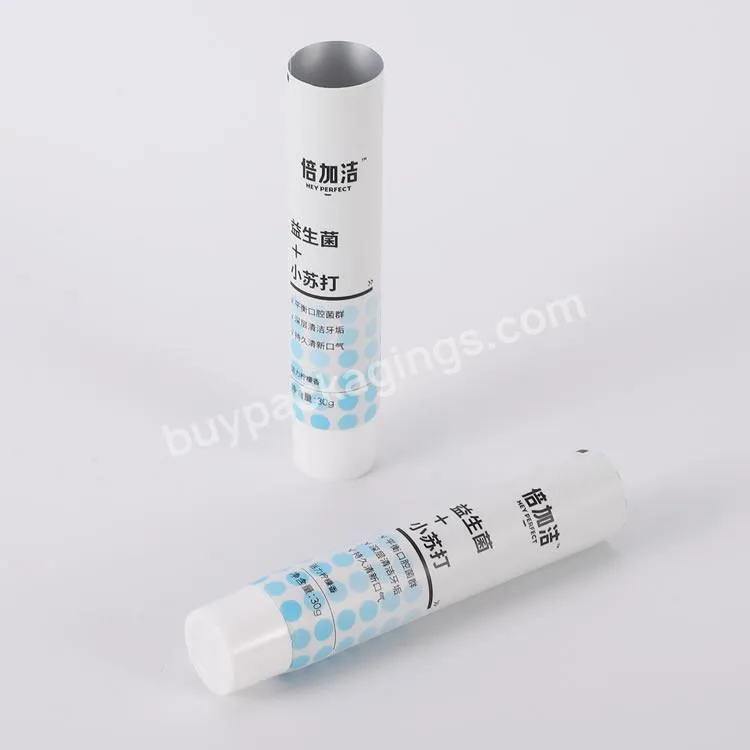 Customized Oem/odm Probiotic Whitening Container,Laminated Aluminum Tube Toothpaste Packaging Tube Manufacturer 20g40g60g80g