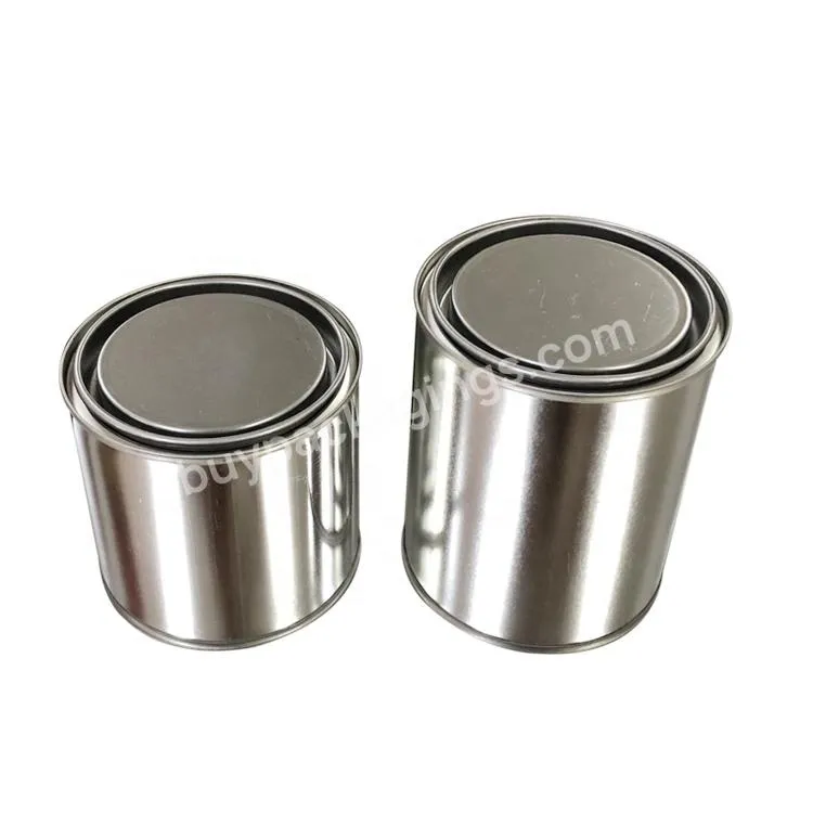 Customized Printed 8oz Paint Tin Can For Candles Packaging