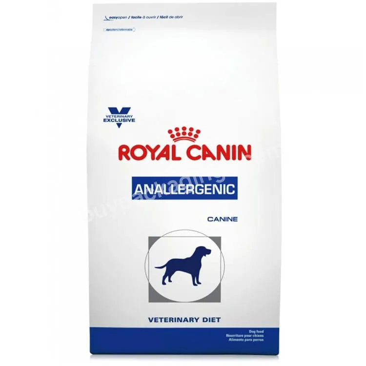 Customized Printed Plastic Pedigree Dog Food Zipper Bag Logo Print