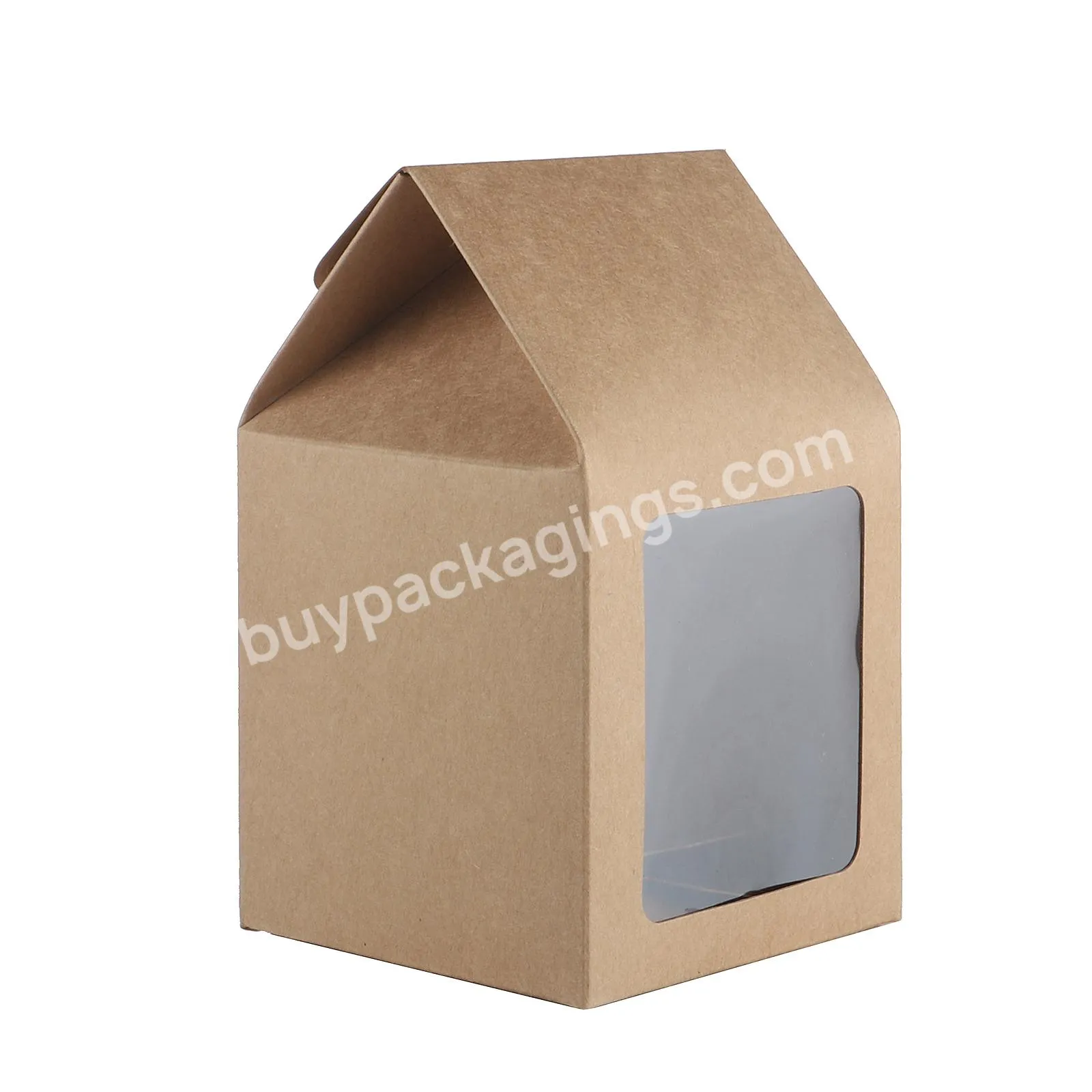 Customized Printing Wholesale Brown Handmade Recycled Kraft Packaging Box