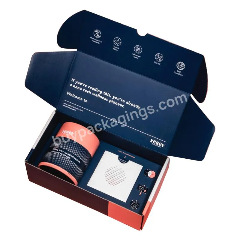 Customized Shipping Box Mailers Printing With Custom Logo Printed Durable Apparel Packaging Boxes
