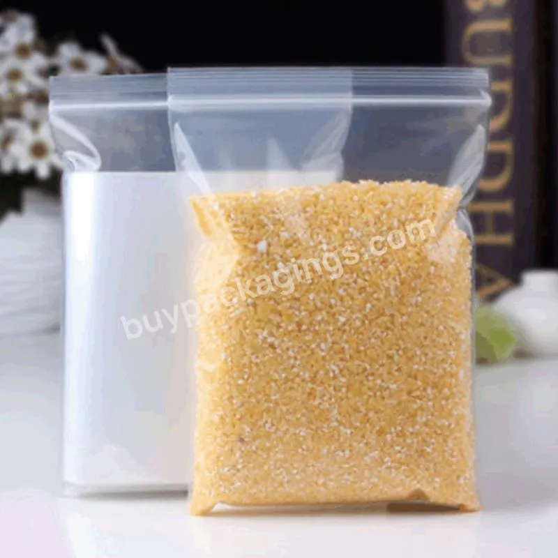 Customized Size Plastic Zipper Kitchen Bag