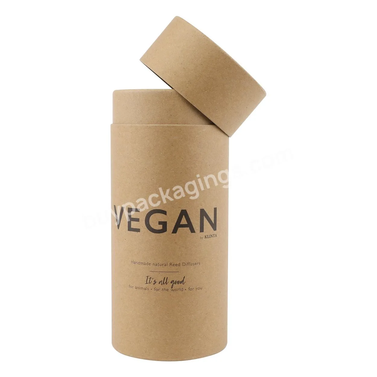 Customized Sizes Designs Round Paper Tubes Factory Prices Printed Brown Craft Tube Boxes Cylinder