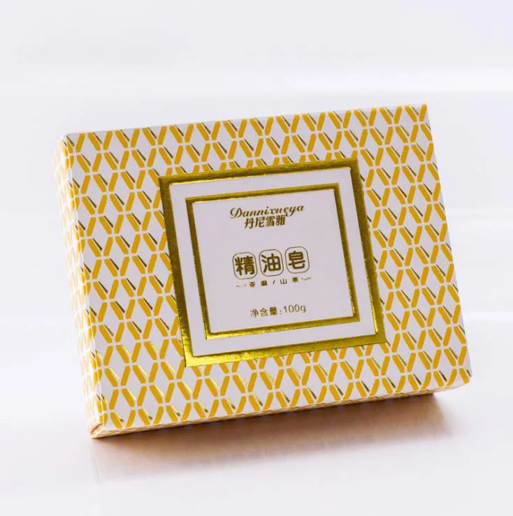 Customized special gold card paper essential oil soap box set processing printing cosmetic packaging box factory direct supply