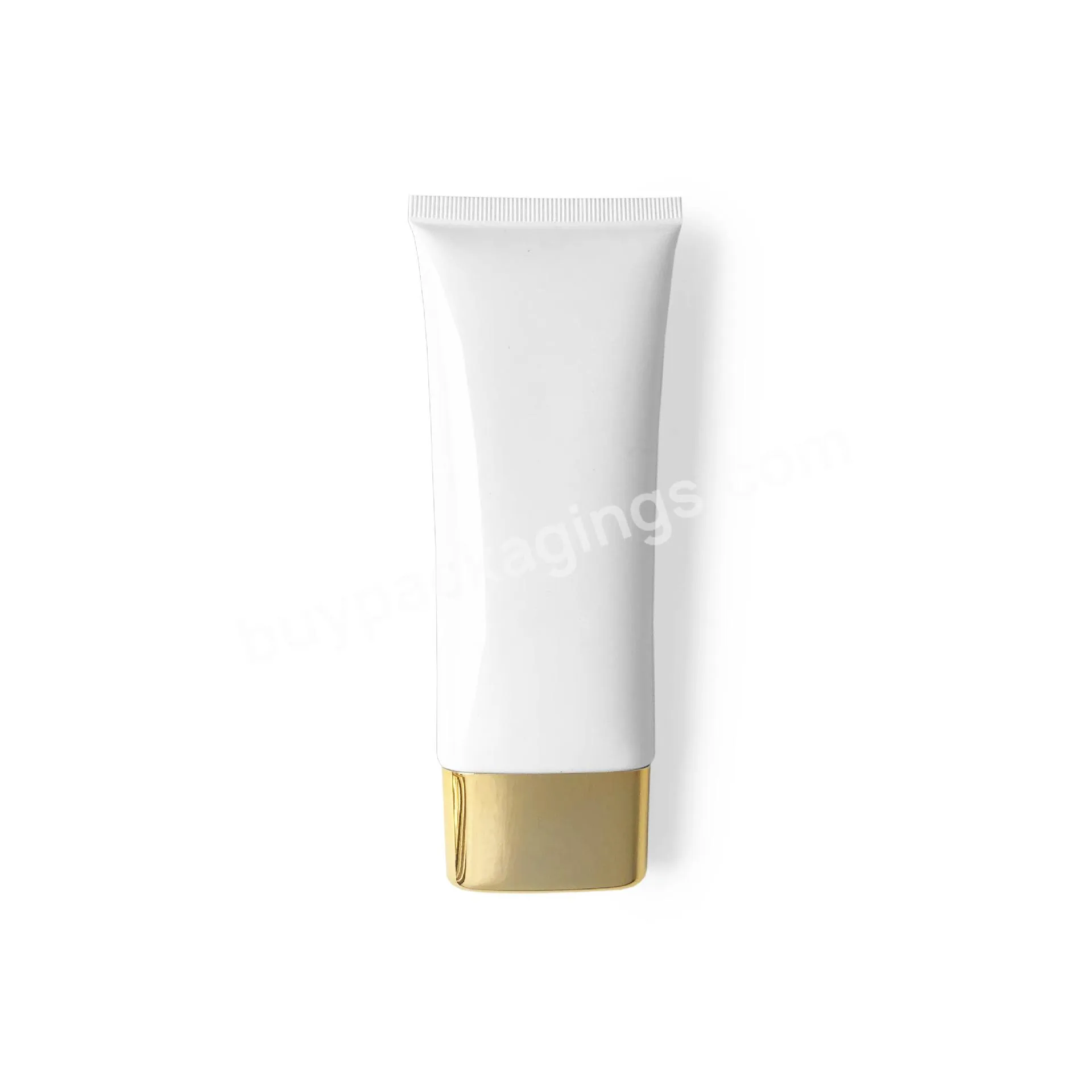 Customized White Empty Plastic Tube Bb Cream Skin Care Face Cream Lotion Cosmetic Squeeze Tube Packaging