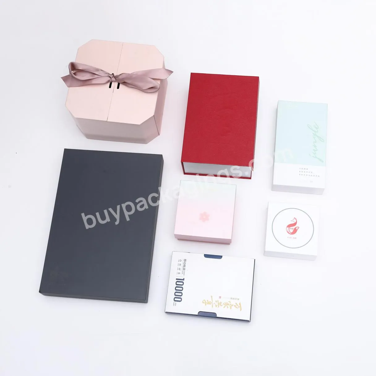 custompackaging paper boxes paper packaging magnetic gift box with ribbon custom decoration paper rectangle gift box