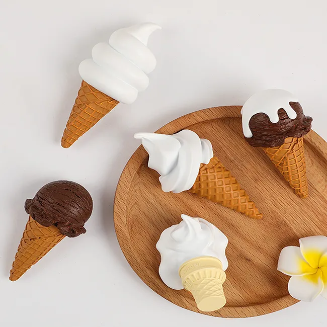 Cute Home Decoration Fridge Magnets 3D Ice Cream Fridge Magnets For Sale