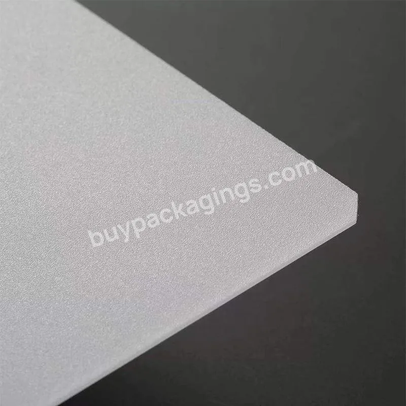 Cuttable Flat And Frosted Milky White 1.2mm 1.5mm 2mm Led Lighting Acrylic Diffuser Sheet