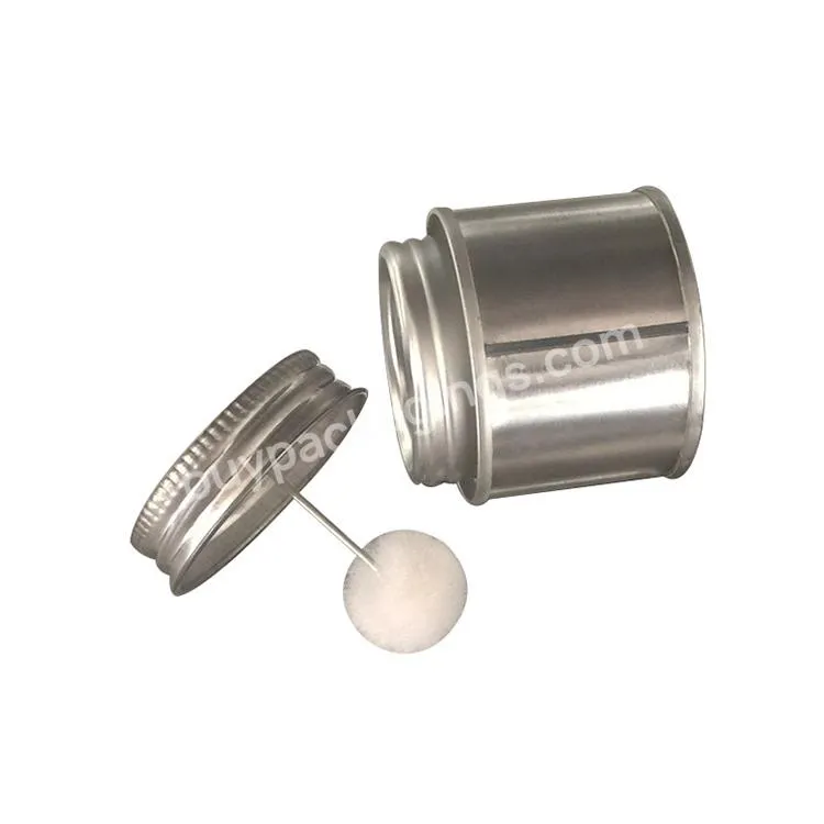 Cylindrical 59ml Mini Tin Can With Brush For Pvc/cpvc Glue Cement Packaging