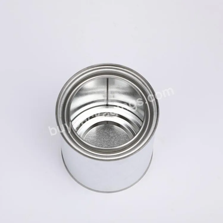 Cylindrical High Quality 500ml Adhesive Metal Paint Tin Can Color