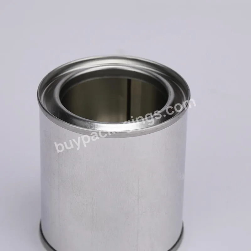 Cylindrical High Quality 500ml Adhesive Metal Paint Tin Can Color