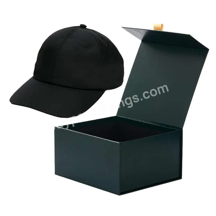 Design Round Square Custom Luxury Hat Baseball Cap Box Packaging With Logo