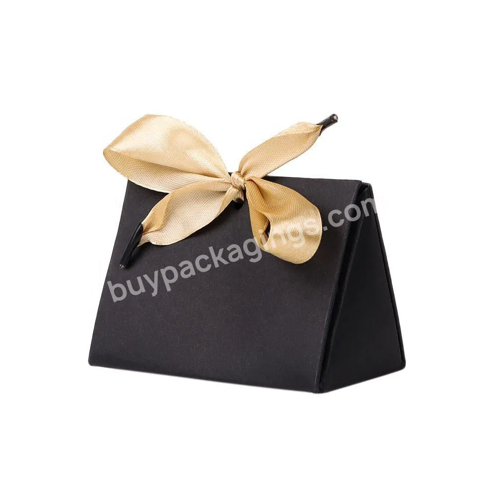Design Wholesale Eco Friendly Souvenir Paper Bag Packaging Jewelry Wrapping Gift Bags Custom With Logo Luxury Ribbon Handles