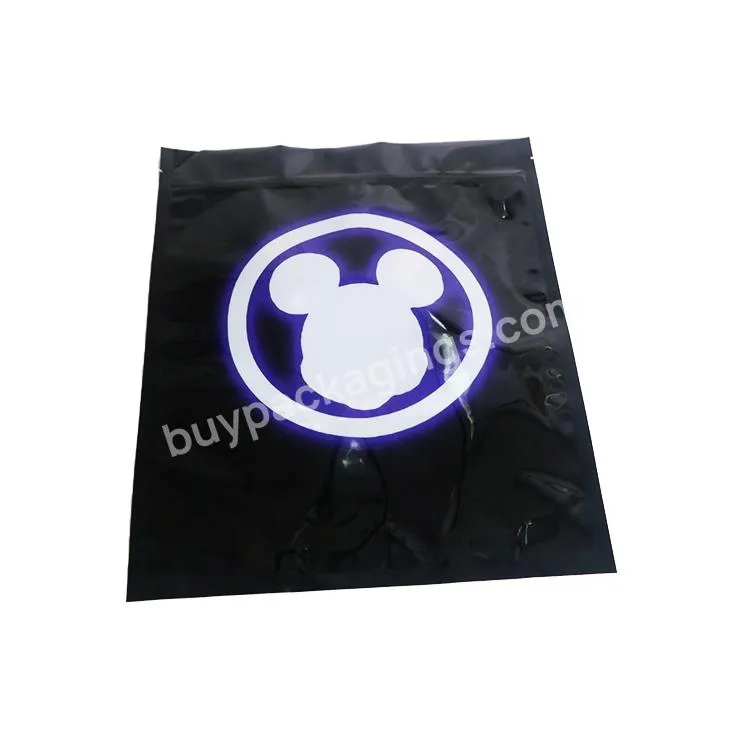 Digital Print Food Grade Custom Print Plastic Zipper 3 Side Seal Pet Food Packaging Bag For Tea Black Chocolate Bar Bag