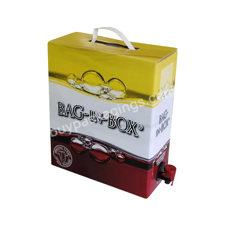 Disposable Aluminum Foil 1l 2l 3l 5l 10l 20l Wine Juice Oil Liquid Aseptic Bib Bag In Box With Tap