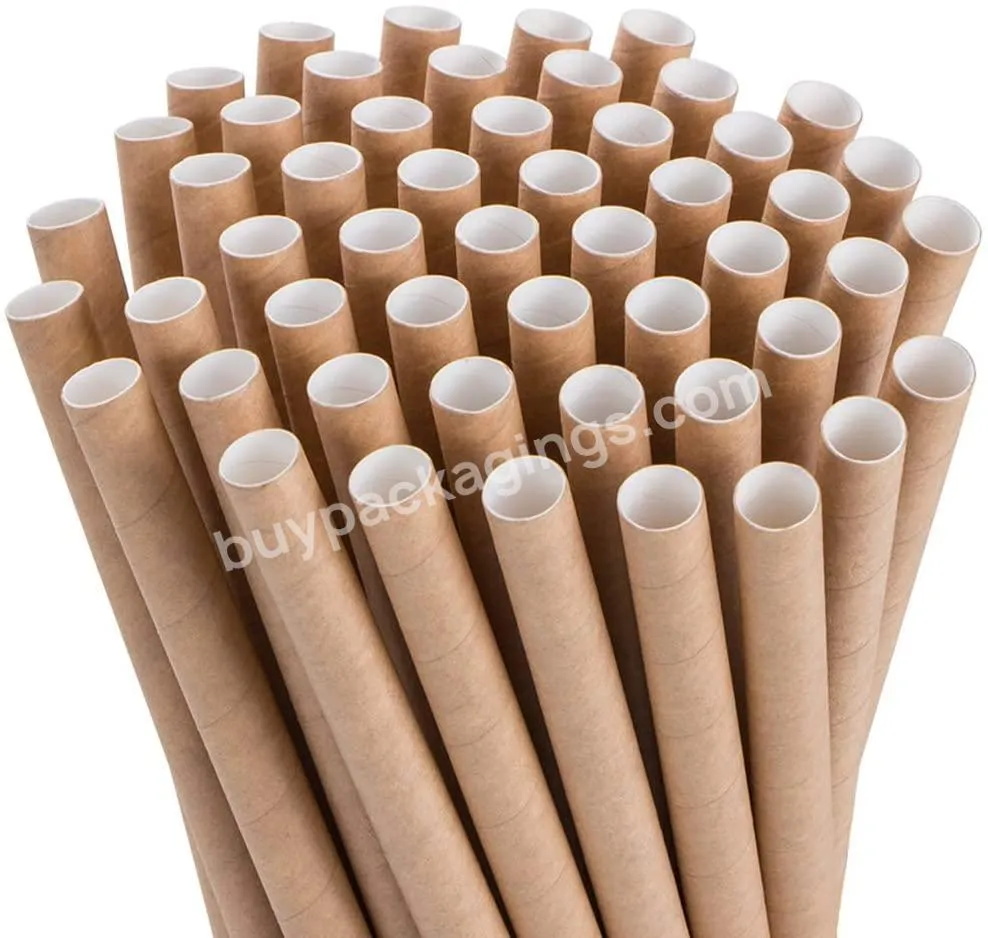 Disposable Biodegradable Utensil Flatware Straws Forks Spoons Knives Cutlery Pla Paper Straw.great For Smoothies,Coffee.