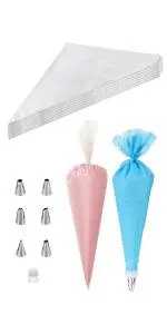Disposable Pastry Icing Cream Frosting Piping Bags For Cookie Cake Decorating