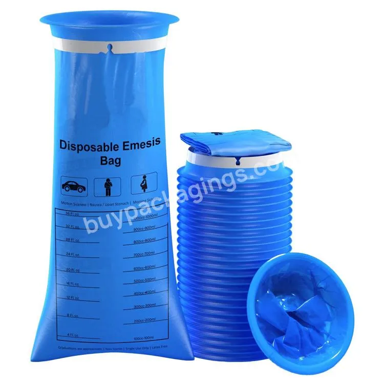 Disposable Portable Sickness Emergency Portable Car Urine Emesis Vomit Bags For Traveling - Buy Sickness Vomit Bags,Emergency Portable Car Urine Bag Vomit Bags,Emesis Bag.