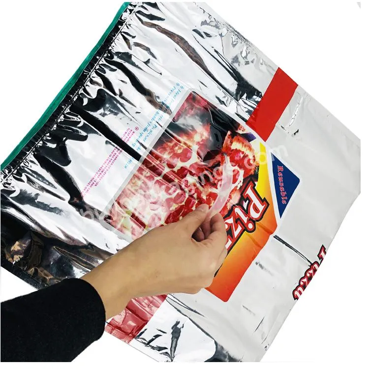 Disposable Reusable Portable Carry Delivery Grocery Pizza Thermal Freezer Pizza Bag