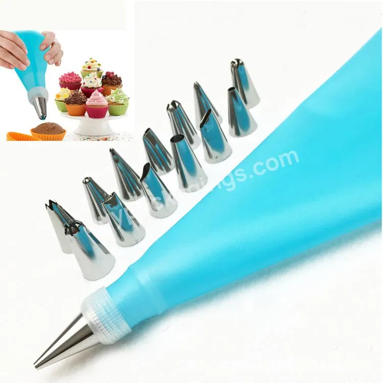 Disposable Tpu Transparent Tipless Pastry Bags Cake Decoration Icing Piping Bags And Tips Set