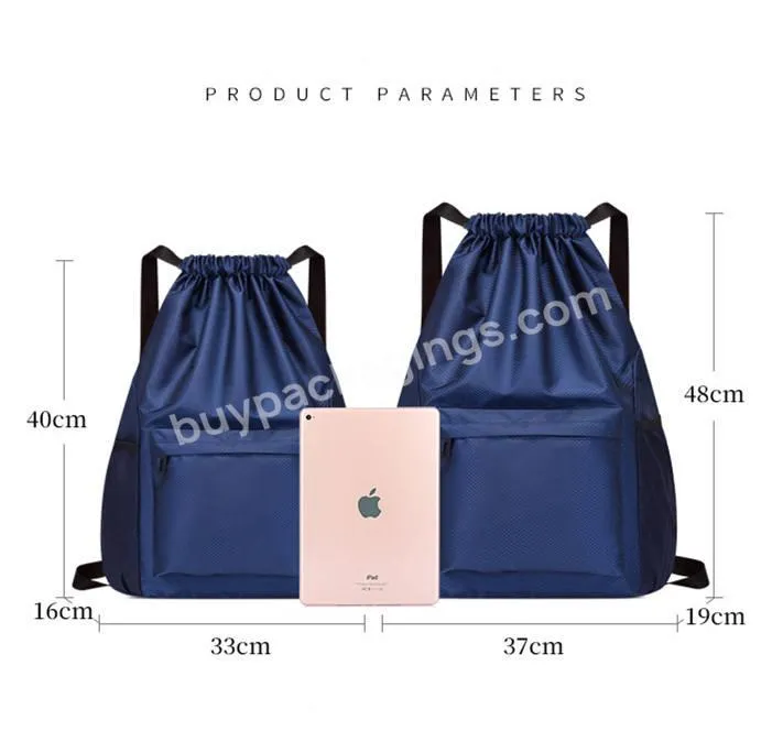 Drawstring Bags Oxford Sports Gym Backpack Pull String Backpacks Cheap Backpack Bags With Logo