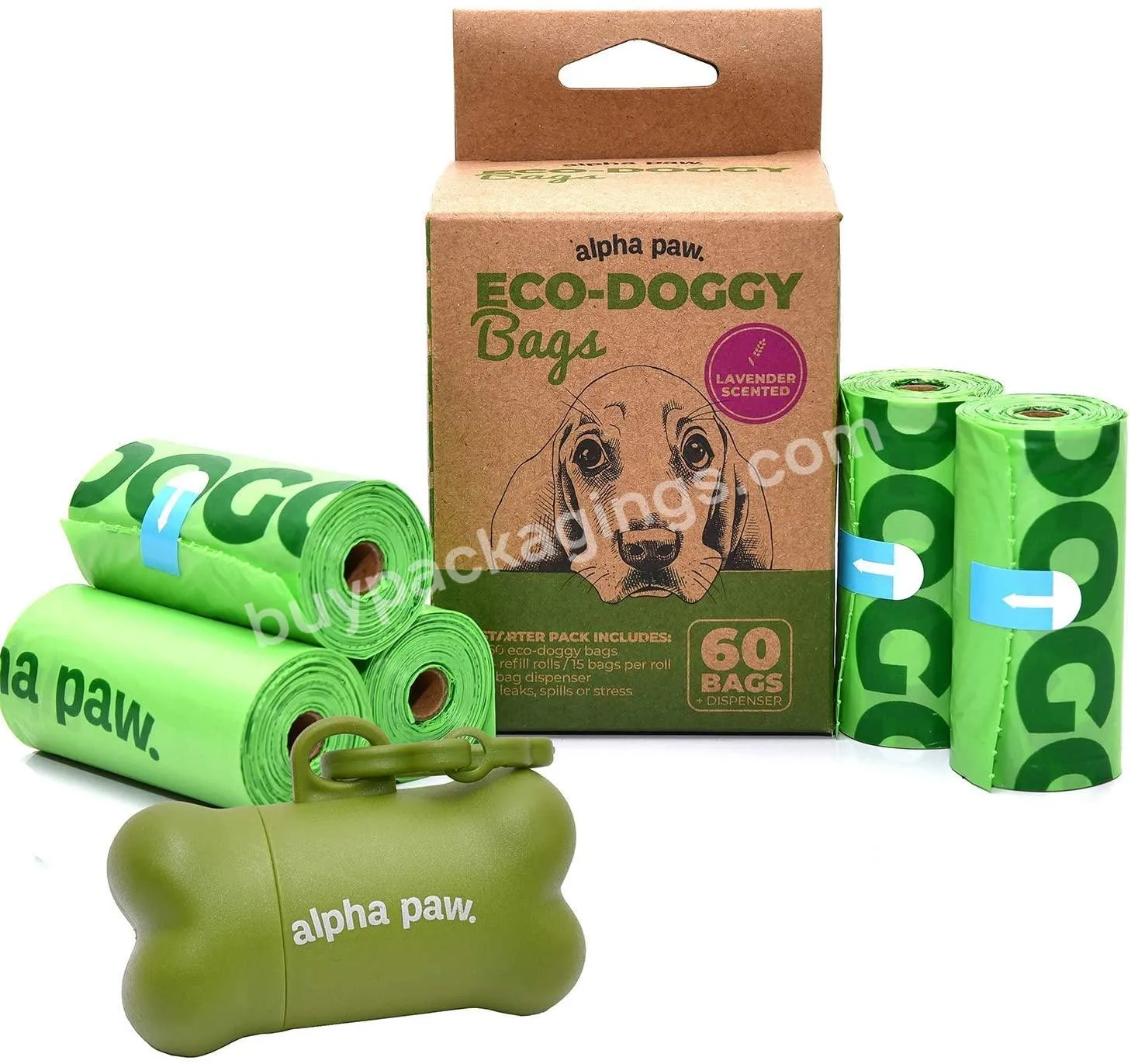 Eco Compostable Biodegradable Custom Dog Poop Bags