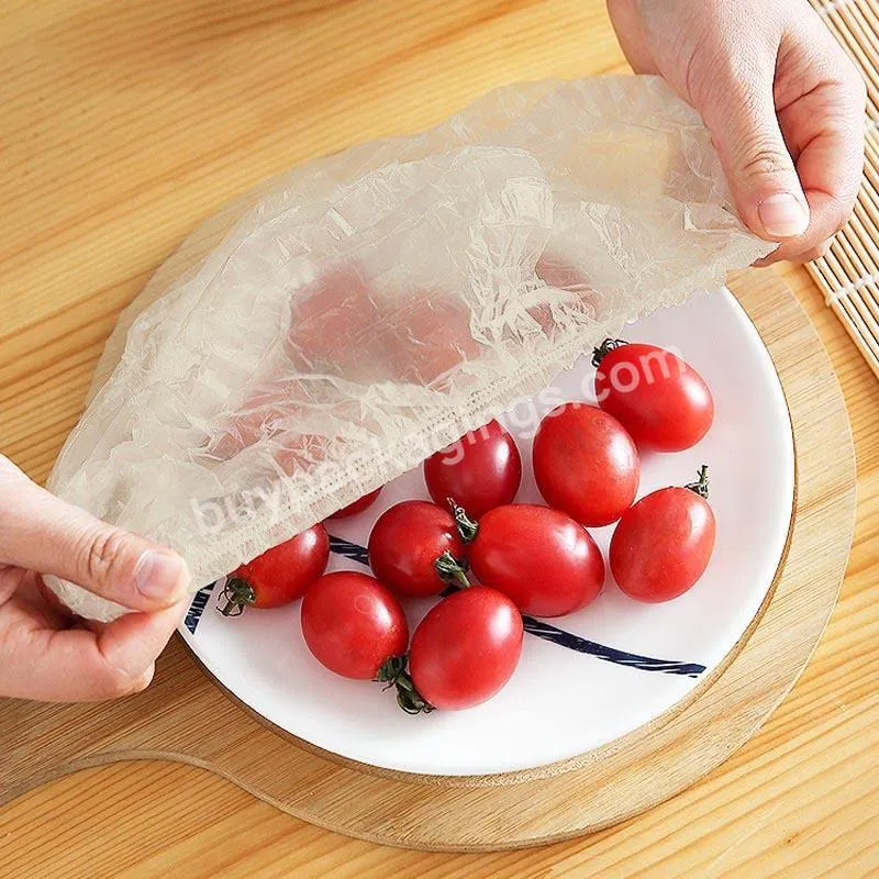 Eco Friendly 100% Biodegradable Compostable Pla Plastic Food Cover Disposable Food Cover