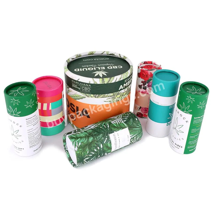 Eco Friendly Biodegradable Paper Deodorant Lip Balm Containers Packaging Push Up Craftpaper Tubes Twist Lipstick Tube