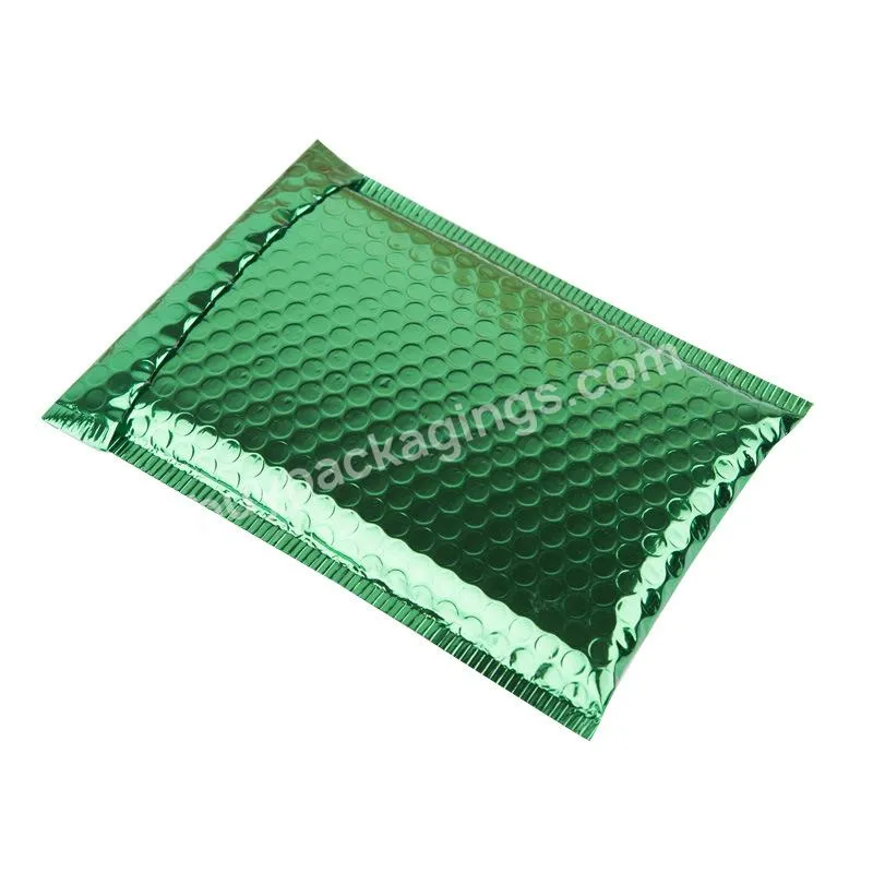 Eco Friendly Black Matte Bubble Padded Envelope Bubble Air Wrap Polymailer Bags Custom Bubble Mailers For Shipping Packaging