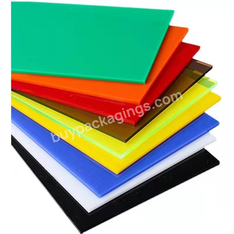 Eco-friendly Cast Acrylic Sheets /arcylic Panel