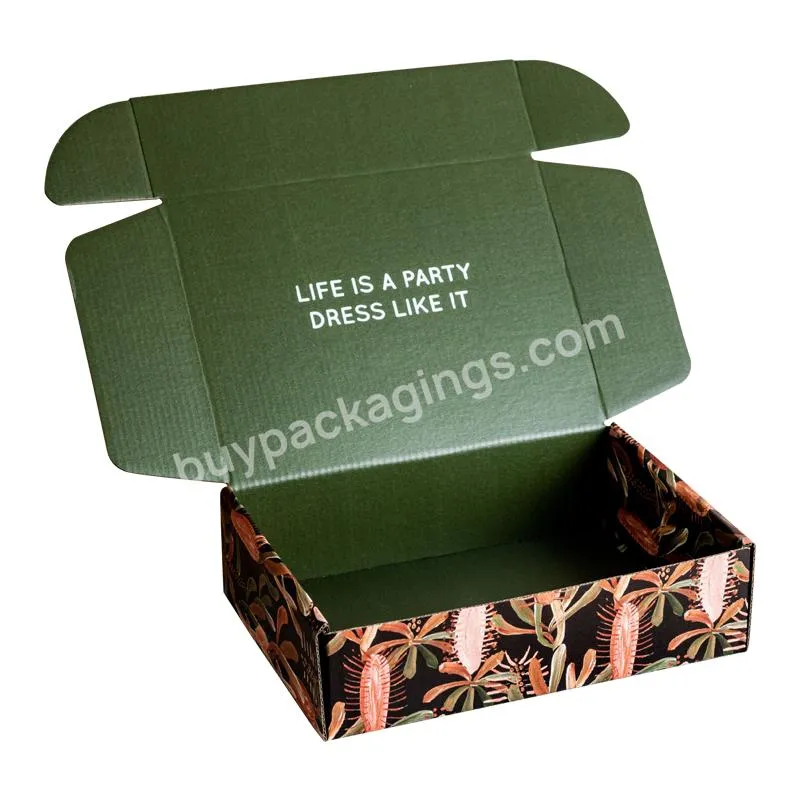 Eco Friendly Custom Gift Packaging Paper Cardboard Boxes Subscription Logo Printed Mailer Box