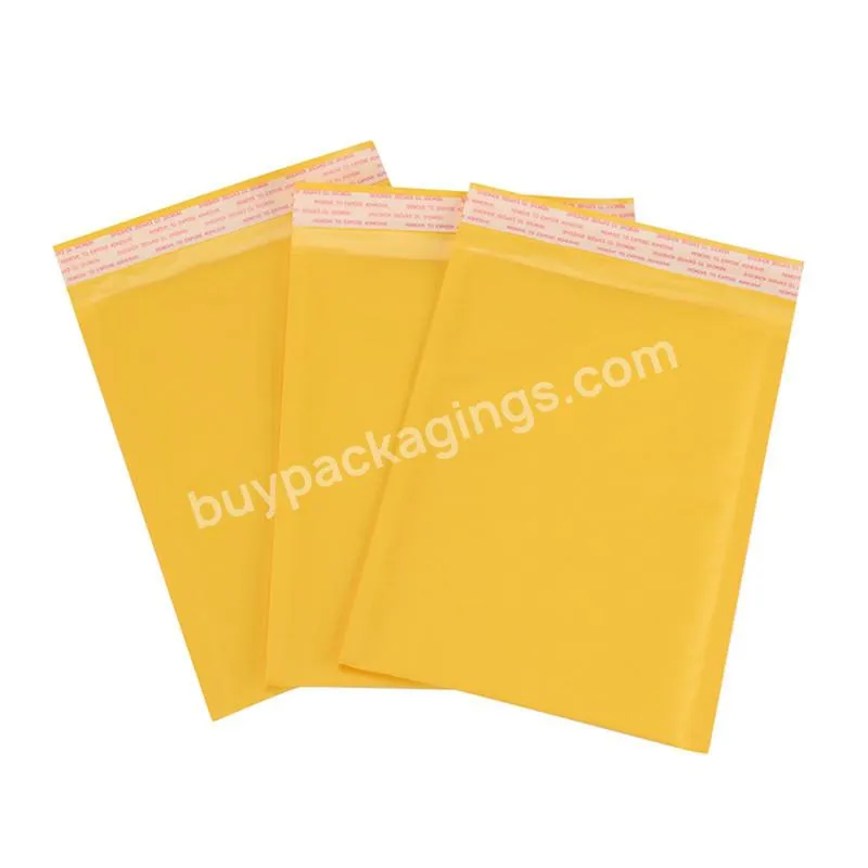 Eco Friendly Custom Logo Biodegradable Kraft Paper Air Padded Bubble Envelopes Packaging