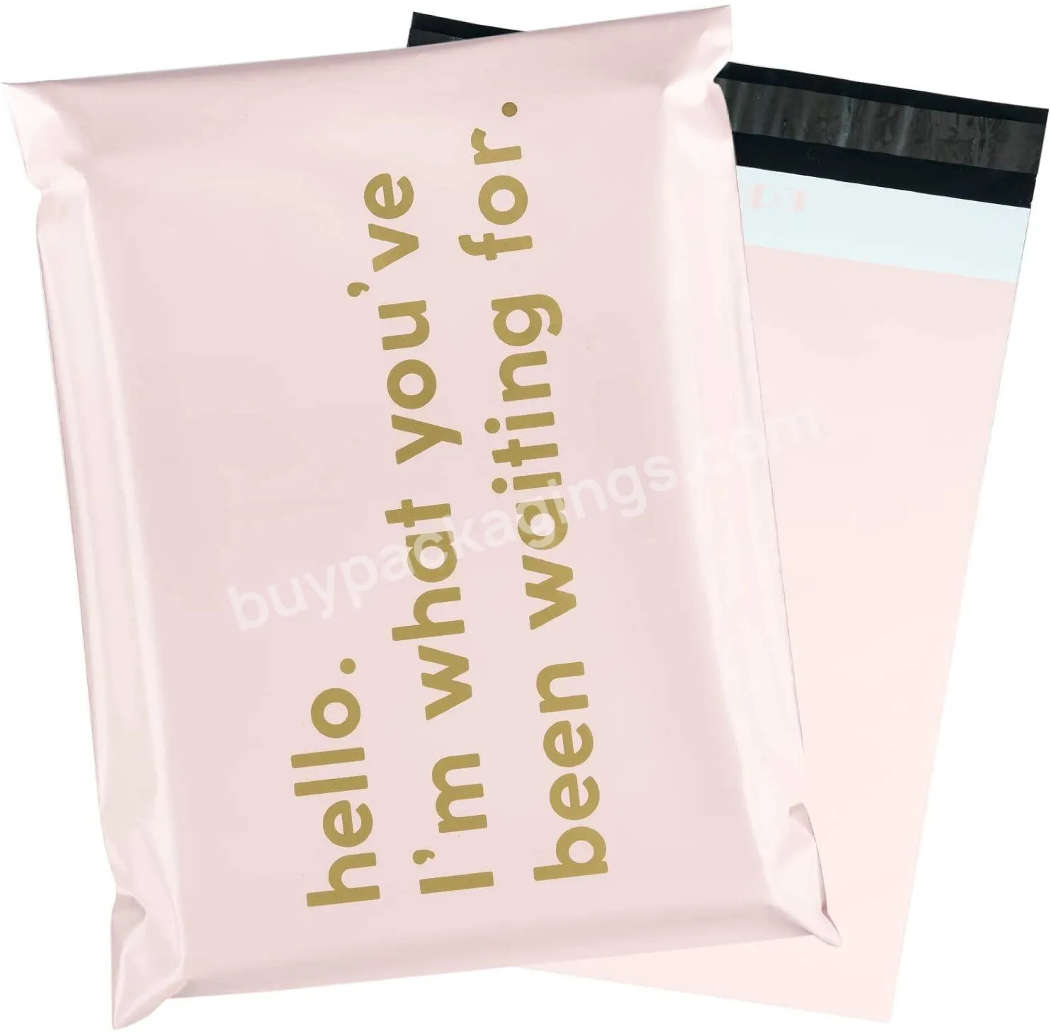 Eco Friendly Custom Printed Poly Mailer Pink Poly Mailer Bag Envelop Plastic Packing Shipping Bag Ploy Mailing Bag