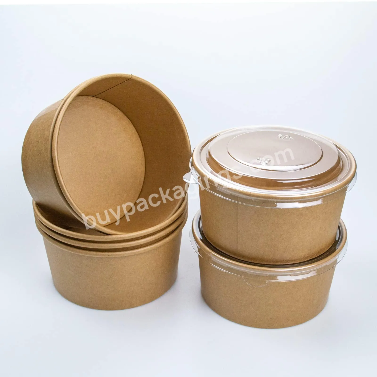 Eco Friendly Disposable Paper Bowl With Lids Low Price Paper Container Box Food Packaging Cardboard - Buy Eco Friendly Disposable Paper Bowl With Lids Low Price Paper Container Box Food Packaging Cardboard,Hot Soup Bowls With Plastic Lid,Disposable S