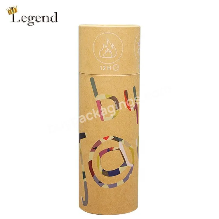 ECO Friendly Good Price High Quality Custom Logo Printing Craft Paper Cardboard Material Round Cylinder Packaging Kraft Tube Box