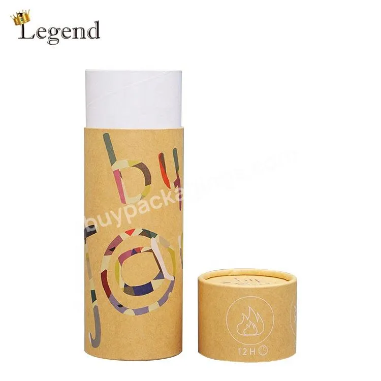 ECO Friendly Good Price High Quality Custom Logo Printing Craft Paper Cardboard Material Round Cylinder Packaging Kraft Tube Box