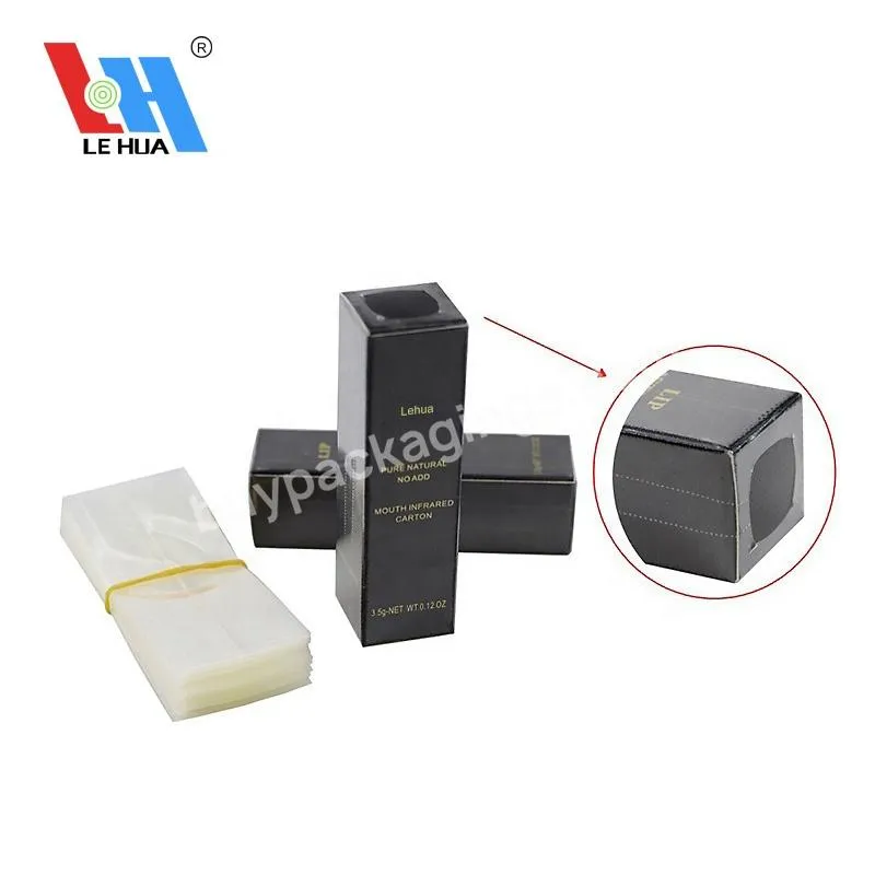 Eco-friendly Heat Shrink Wrap Film Bags Packing Container Of Lipstick