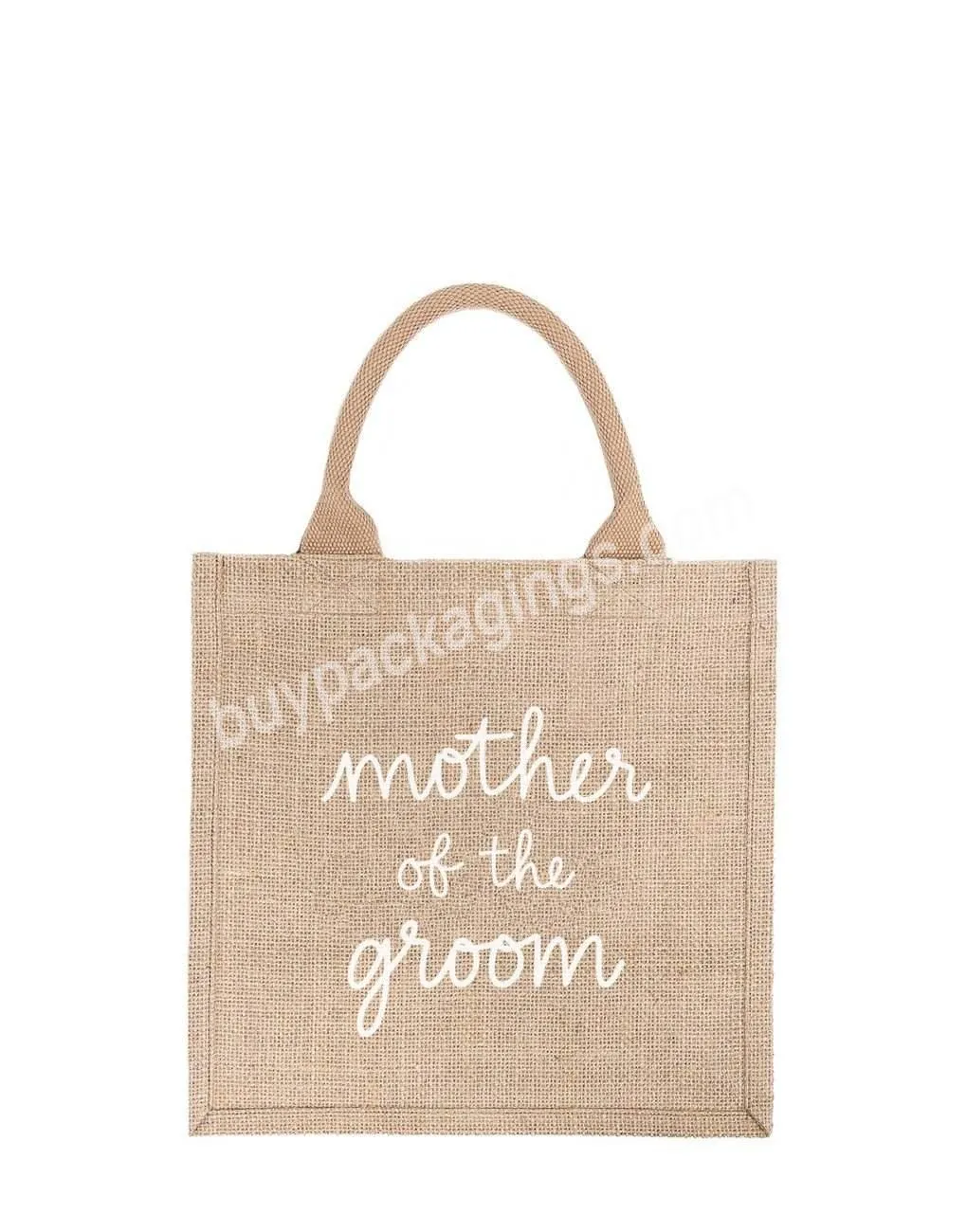 Eco Friendly Laminated Jute Bag Burlap Reusable Linen Beach Bag Shopping Tote Bags With Custom Logo Subliomation Printing