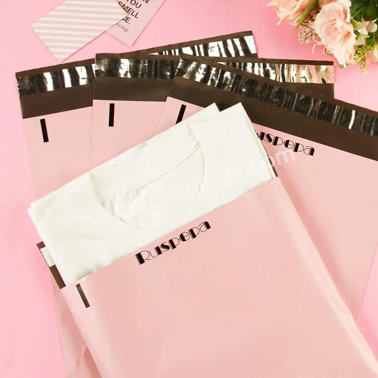 Eco Friendly Pink 10x15 Thank You Polly Packaging Mailers Mailing Bags With Handle